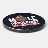 Funny Chemistry Formula Mole Problem Science Geeks Wireless Charger (Front 2)