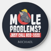 Funny Chemistry Formula Mole Problem Science Geeks Wireless Charger (Front)
