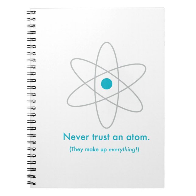 Funny Chemistry Humor Notebook (Front)