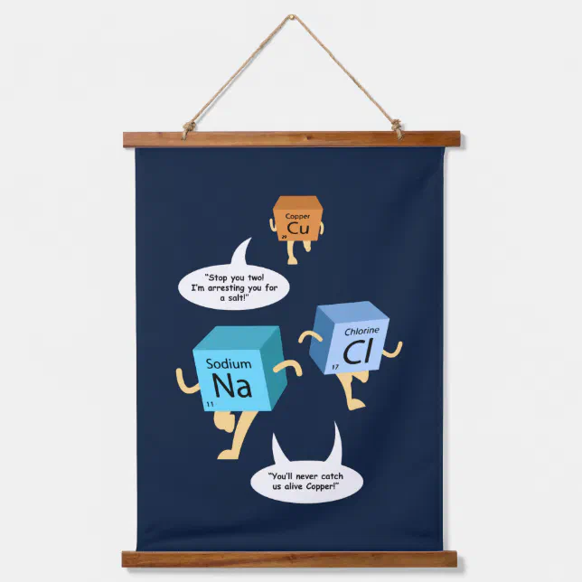 Funny Chemistry Periodic Table Elements Gag Hanging Tapestry Zazzle 0642