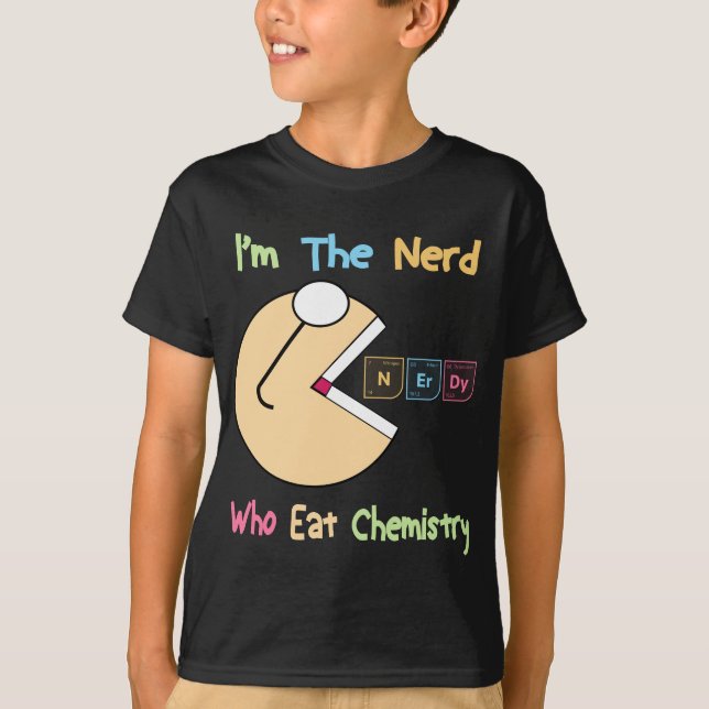 Funny Chemistry Periodic Table Of Element Nerdy Sa T-Shirt (Front)