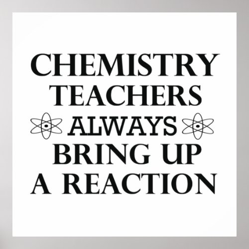 funny chemistry poster