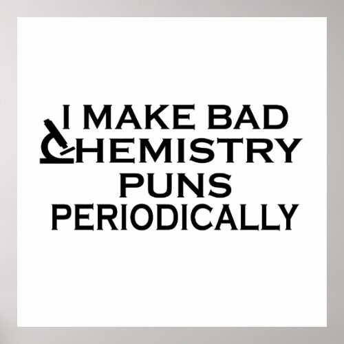 Funny chemistry quotes for chemist poster