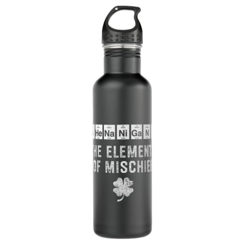 Funny Chemistry  Shenanigans Periodic Table Elem Stainless Steel Water Bottle