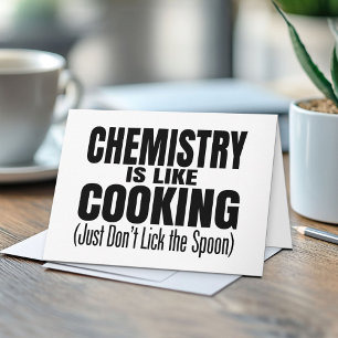Funny Chemistry Teacher Quote Card