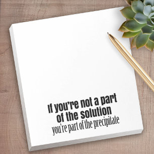 Funny Chemistry Teacher Quote Notepad