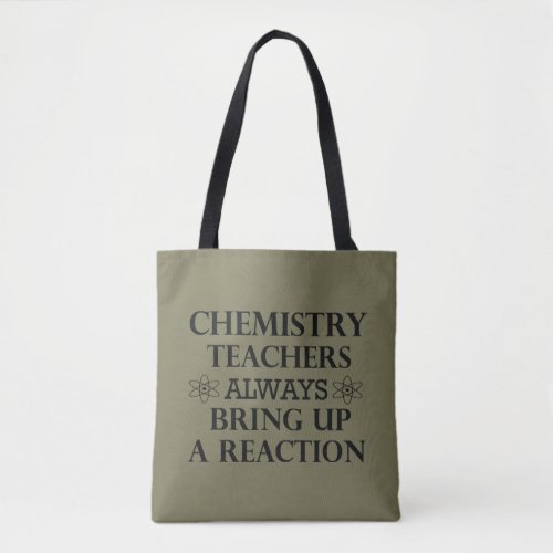 funny chemistry tote bag