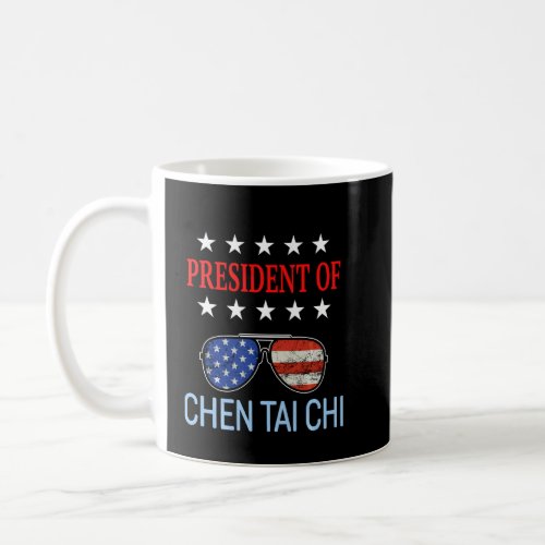 Funny Chen Tai Chi Healing Usa Flag Therapist Sayi Coffee Mug