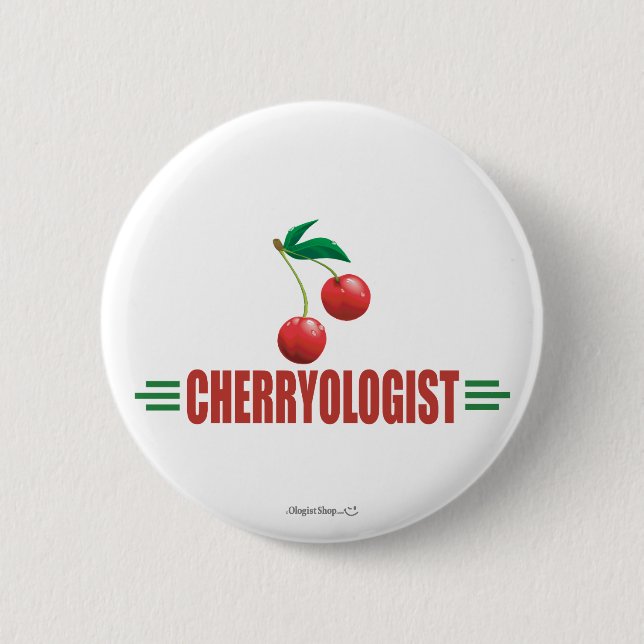 Funny Cherries Button (Front)
