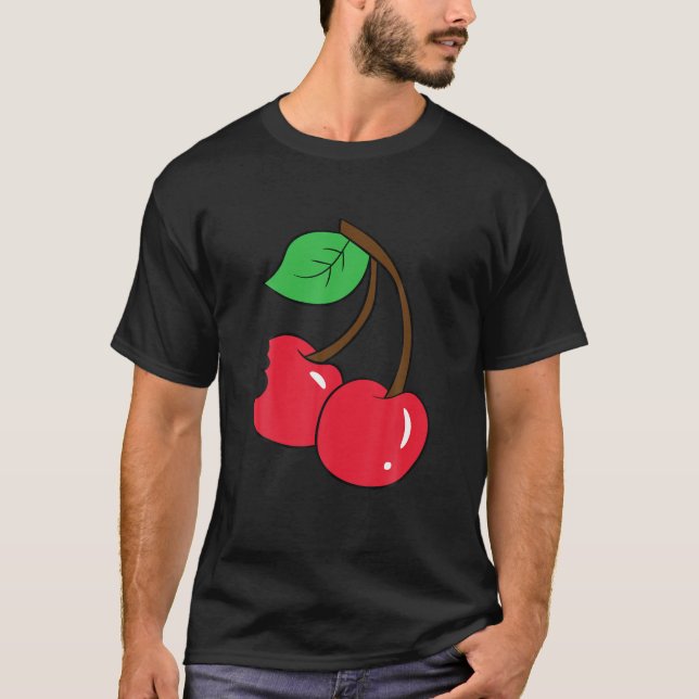 Funny Cherry Lover Cherries T-Shirt (Front)