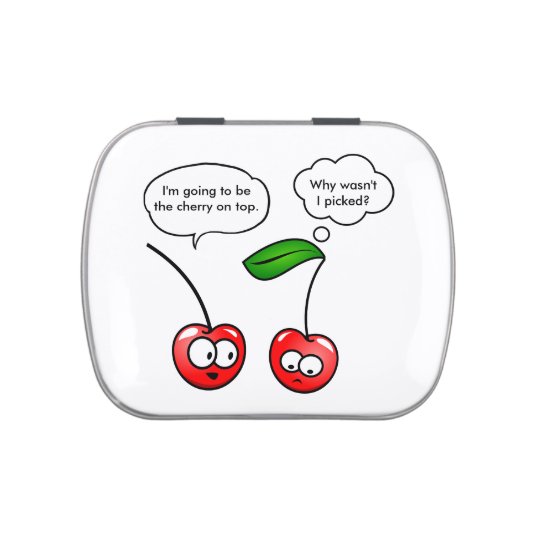 Funny Cherry Picking Puns Candy Tin