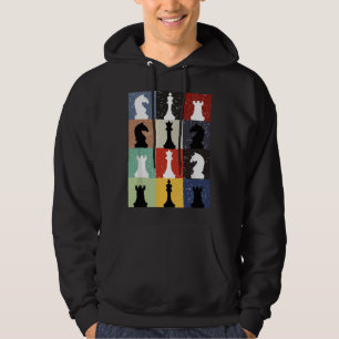 Funny Chess Board Game Humor set Player Chess Hoodie