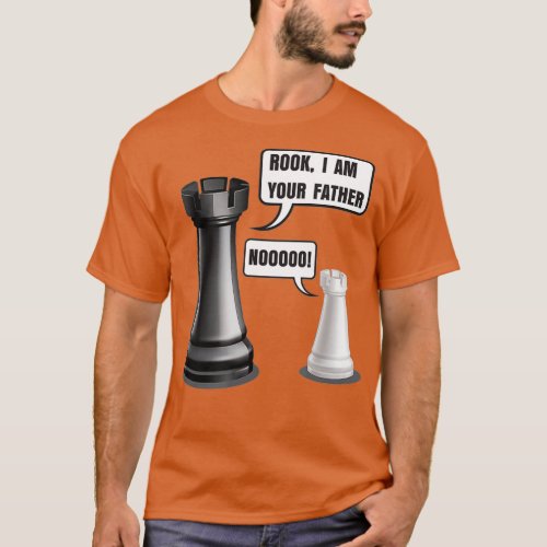 Funny Chess Board Player Humour Lover Rook I Am T_Shirt