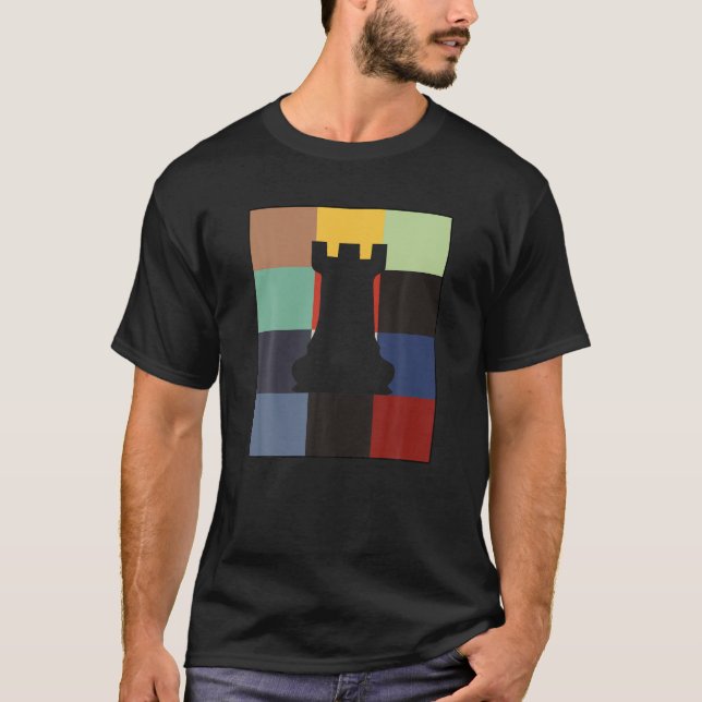 Funny Chess Board Tee Game Humor Set Gift Player C (Front)