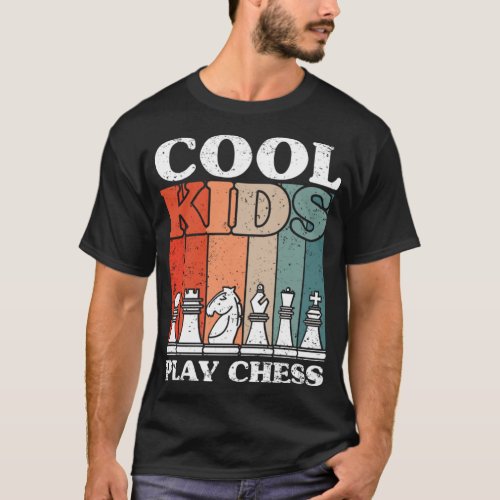 Funny Chess Club Cool Kids Play Chess Good Move Hu T_Shirt
