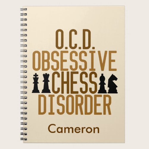 Funny Chess Custom Notebook