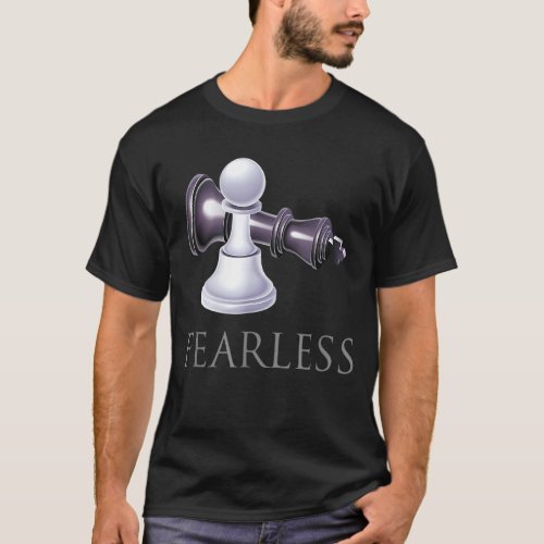 Funny Chess  Fearless Chess Player Smart  1 T_Shirt