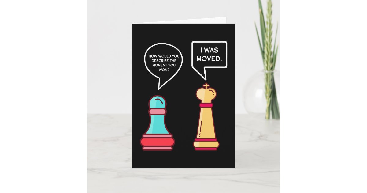 Checkmate Chess Greeting Card by Me