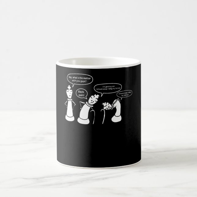 Funny Chess figures Coffee Mug (Center)