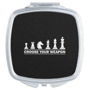 Funny Chess Gift for Chess Lover Kids Boys Girls C Compact Mirror