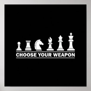 Funny Chess Gift for Chess Lover Kids Boys Girls C Poster