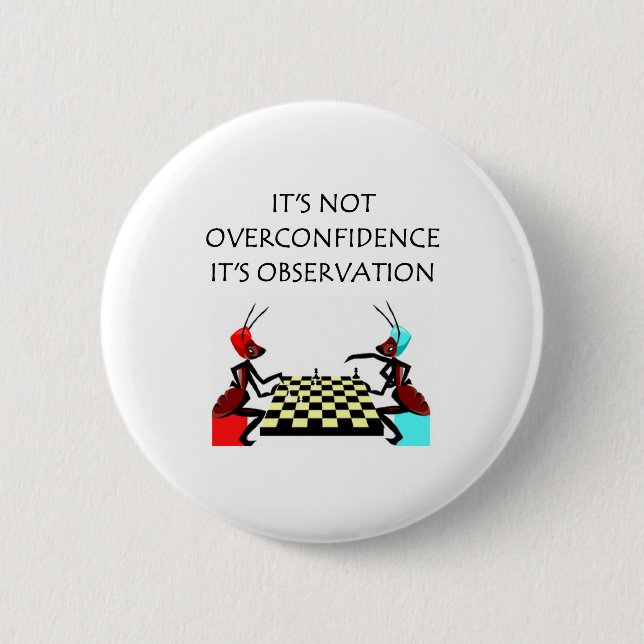funny chess joke button (Front)