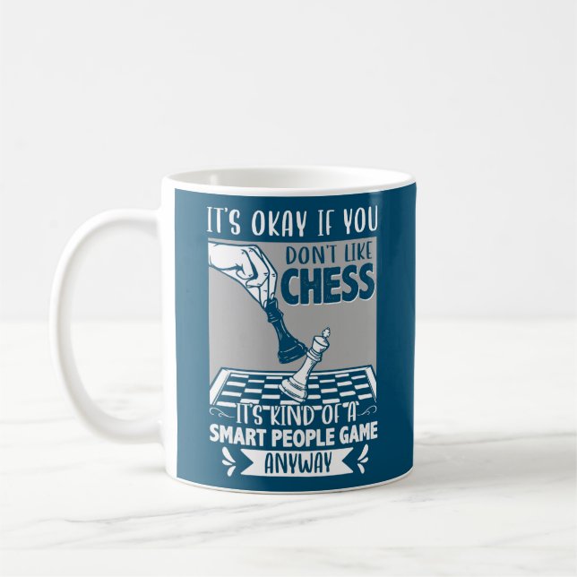 Funny Chess Kind Of Smart People Game Chess Coffee Mug (Left)