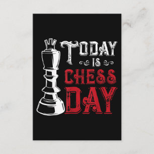 Funny Chess King Castling Design Enclosure Card