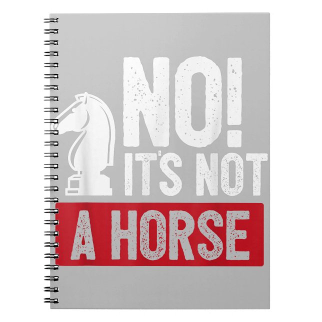 Funny Chess King Castling Design Notebook (Front)