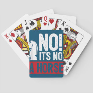 Funny Chess King Castling Design Poker Cards