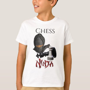 Funny Chess Ninja Chess Player T-Shirt