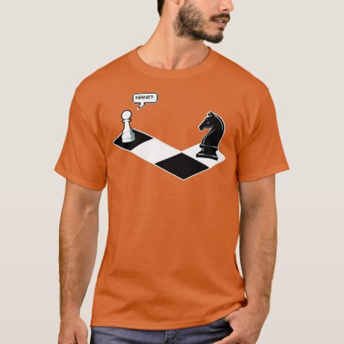 Funny Chess Pawn And Knight japanese style Nani 20 T_Shirt