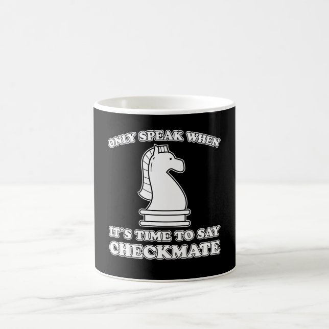 Funny Chess Piece Chess Player Fun Chess Game Gift Coffee Mug (Center)