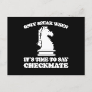 Funny Chess Piece Chess Player Fun Chess Game Gift Postcard