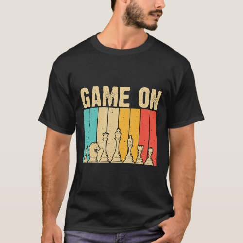 Funny Chess Player Art For Chess Lover Game Themed T_Shirt