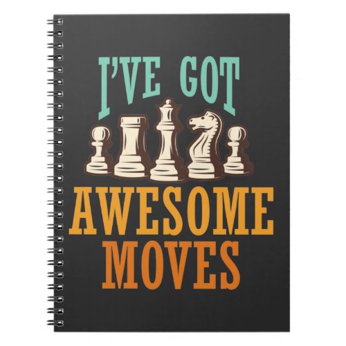 Funny Chess Player Gift for Chess Lover Notebook
