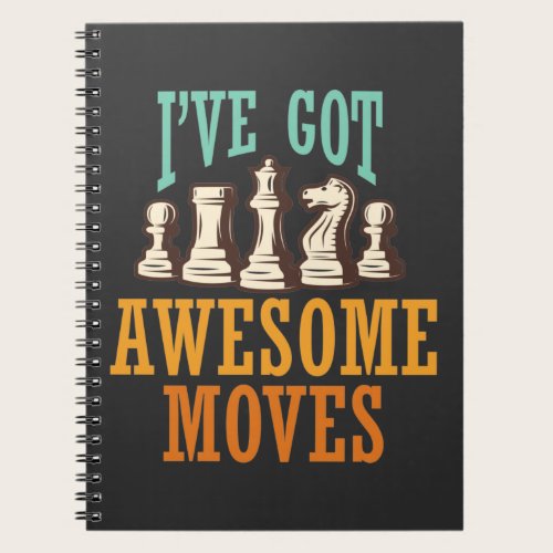 Funny Chess Player Gift for Chess Lover Notebook