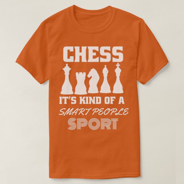Funny Chess Player  T-Shirt (Design Front)