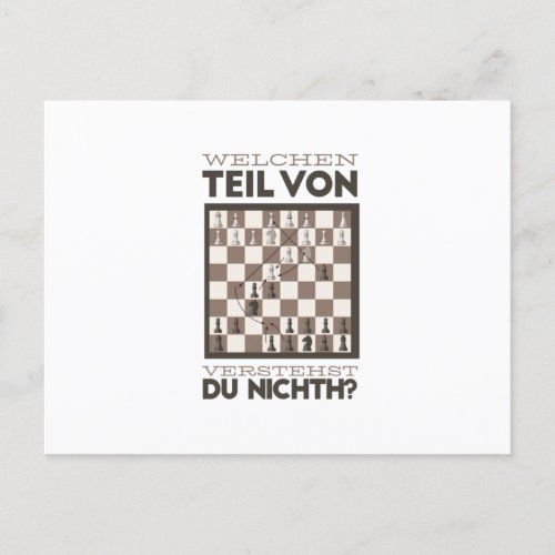Funny Chess Postcard