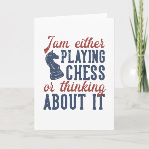 Funny Chess Quote Card