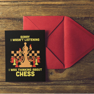 Funny Chess Quote Gift for Chess Players & Lovers Postcard