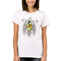 Funny Chest X-Ray Vegan Heart