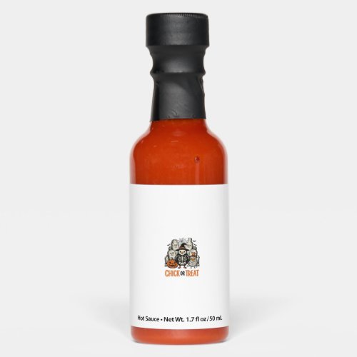 Funny Chick Or Treat Halloween Chicken Graphic_1 Hot Sauces