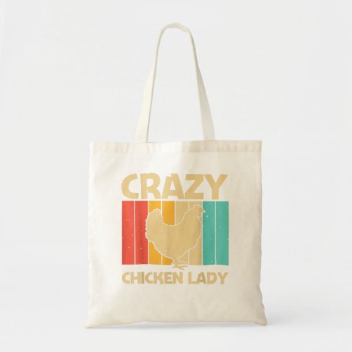 Funny Chicken Art For Women Mom Chicken Farmer Pou Tote Bag