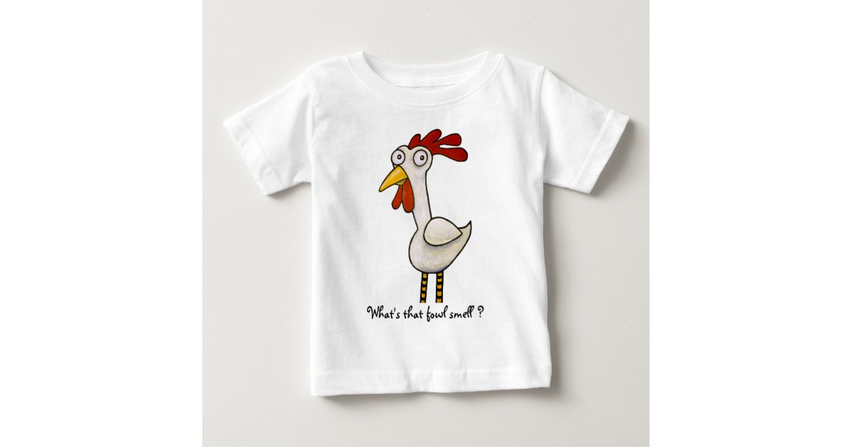 Funny Chicken Baby TShirt Zazzle