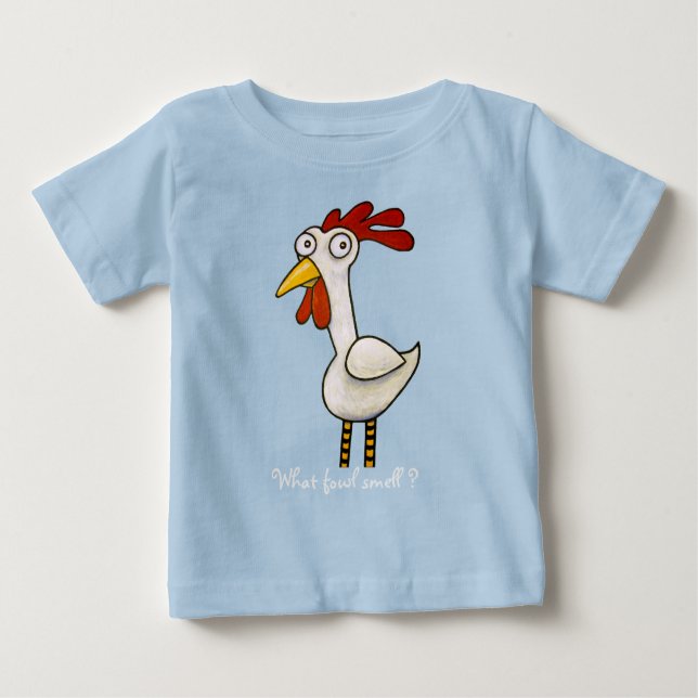 Funny Chicken Baby T-Shirt (Front)