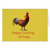 Funny Chicken Birthday (Front Horizontal)