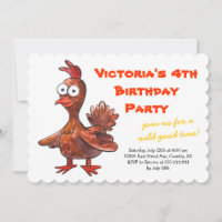 chicken  themed party
