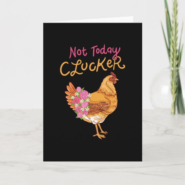 Funny Chicken Card (Front)