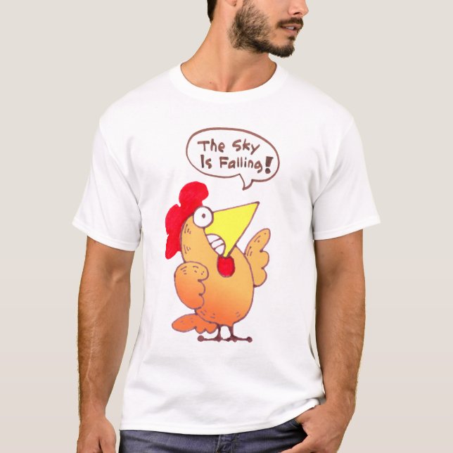 Funny Chicken Cartoon T | Cartoon Chicken T Shirt (Front)